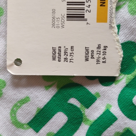 Baby St Patrick's day ☘️🍀 bodysuit 12m - Picture 9 of 9